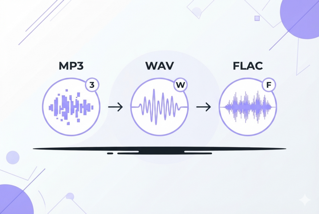 MP3 vs WAV vs FLAC